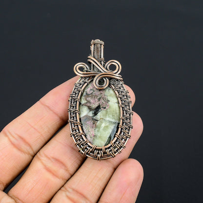 Copper Edulite Gemstone Pendant