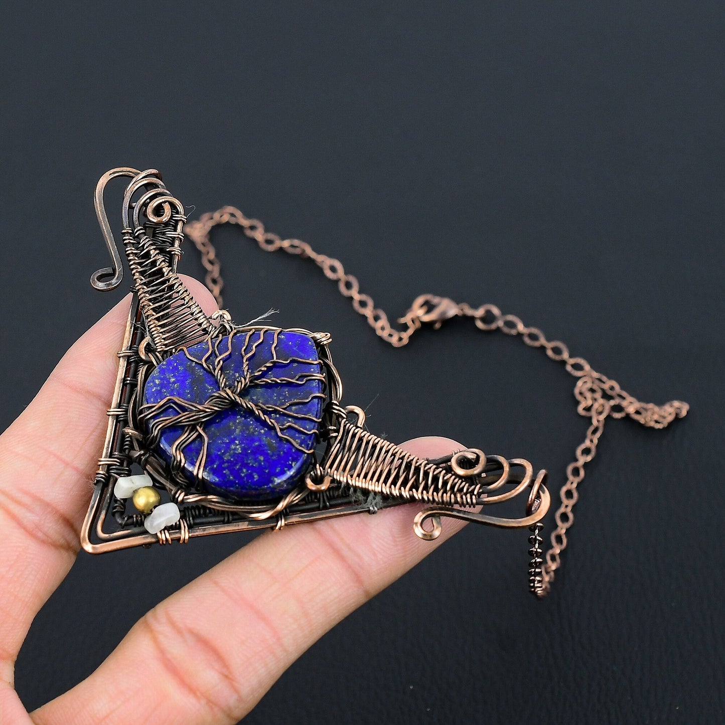 Blue Lapis Lazuli Gemstone Pendant