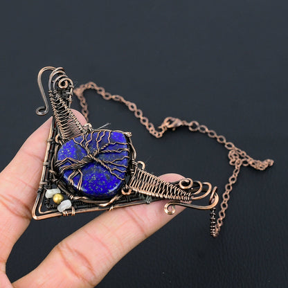Blue Lapis Lazuli Gemstone Pendant