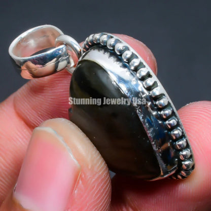 Blue Labradorite Gemstone Pendant