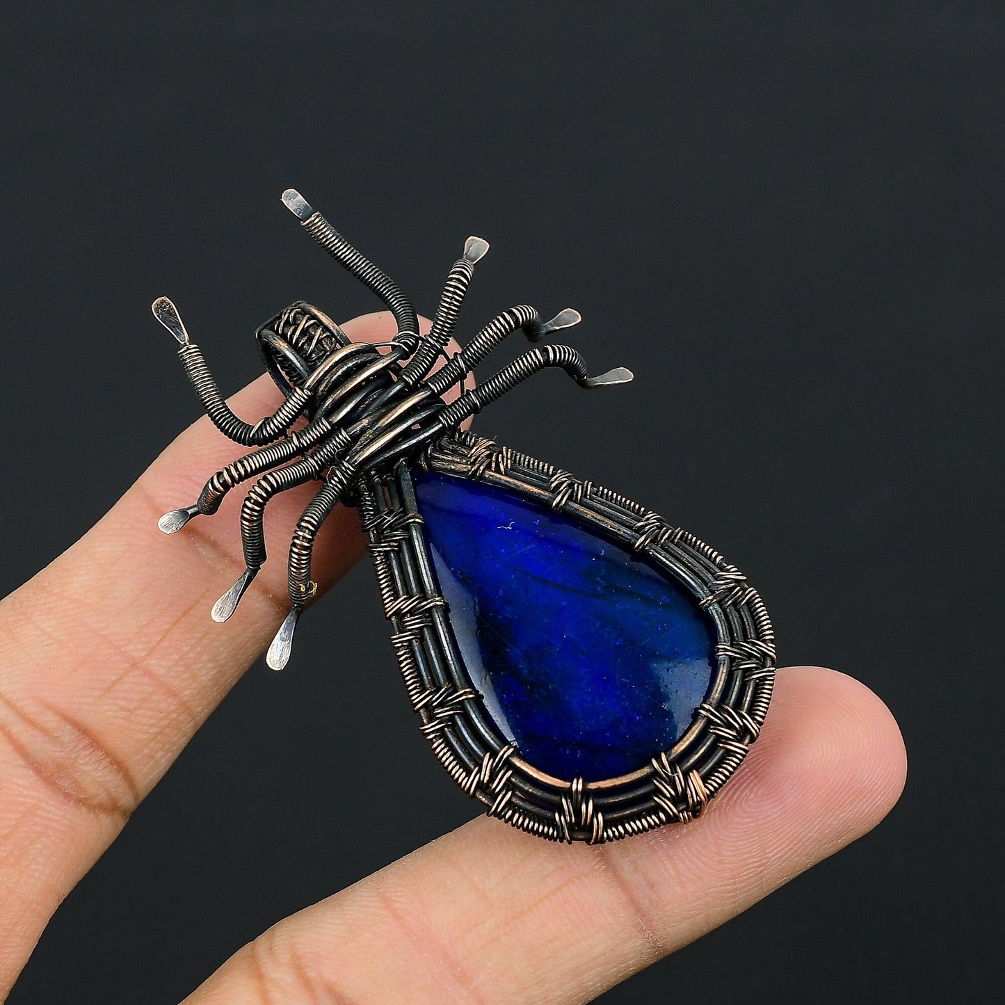 Blue Labradorite Gemstone Pendant