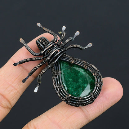 Green Emerald Gemstone Pendant