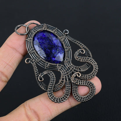 Blue Sapphire Gemstone Pendant