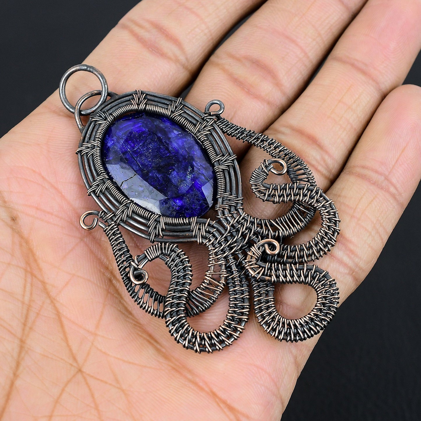 Blue Sapphire Gemstone Pendant