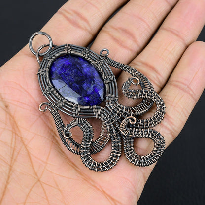 Blue Sapphire Gemstone Pendant
