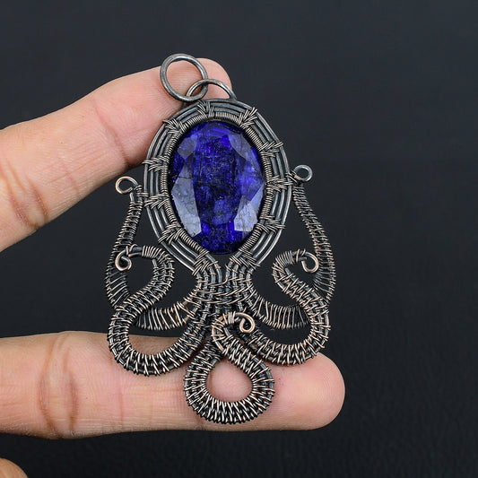 Blue Sapphire Gemstone Pendant