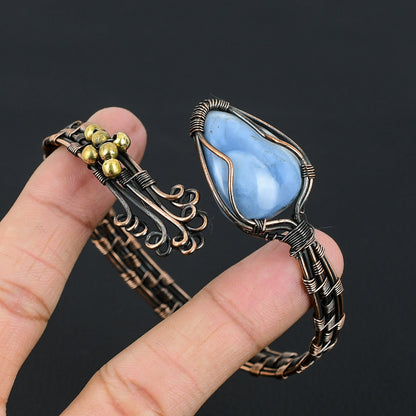 Blue Opal Gemstone Bracelet