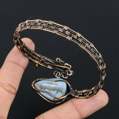 Blue Opal Gemstone Bracelet