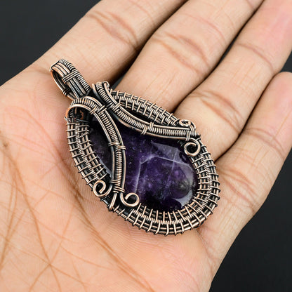 Purple Amethyst Gemstone Pendant