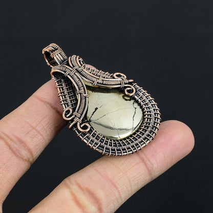 Golden Pyrite Gemstone Pendant