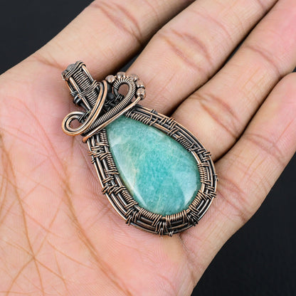 Green Amazonite Gemstone Pendant