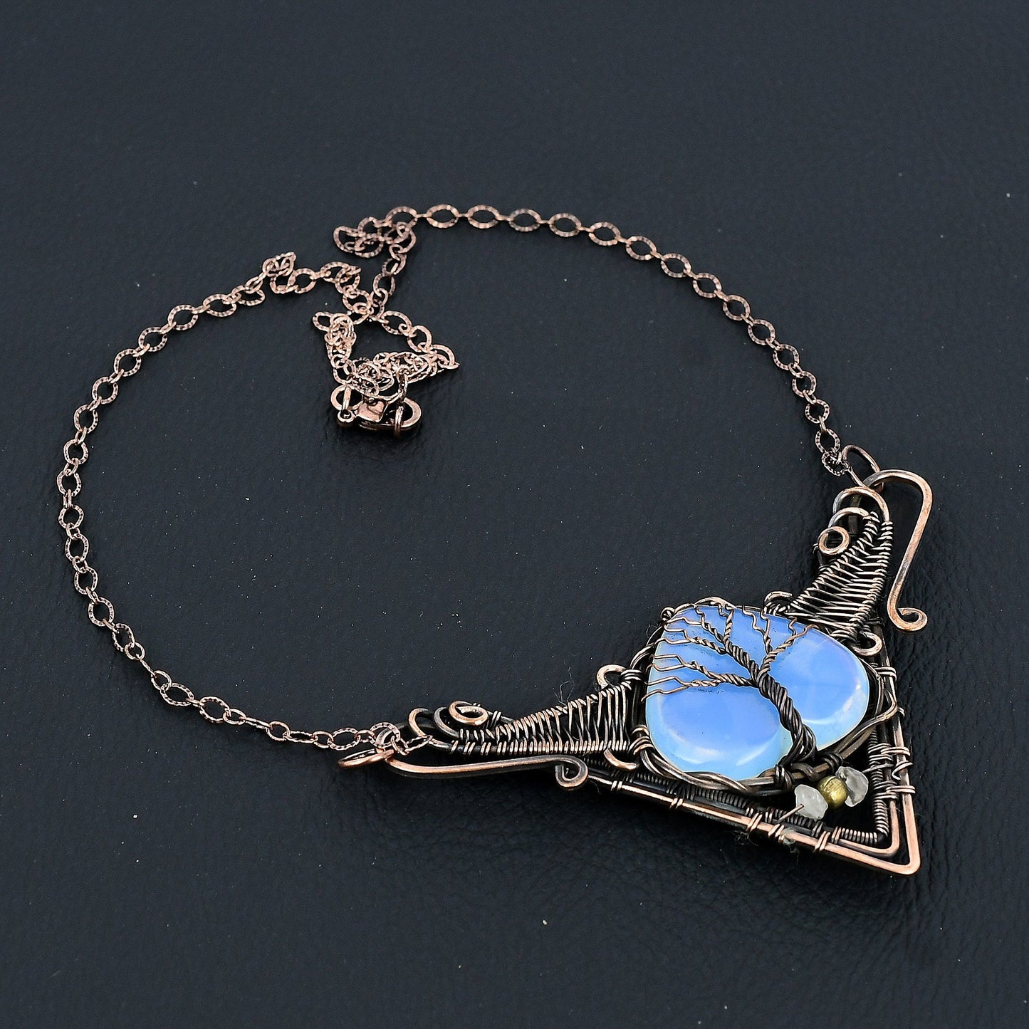 Milky White Opal Gemstone Pendant