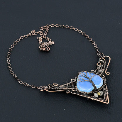 Milky White Opal Gemstone Pendant