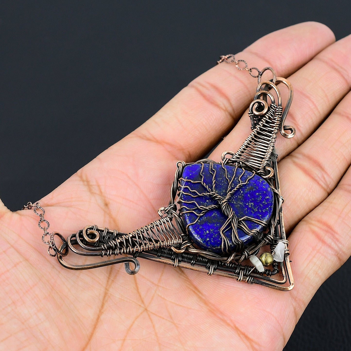Blue Lapis Lazuli Gemstone Pendant