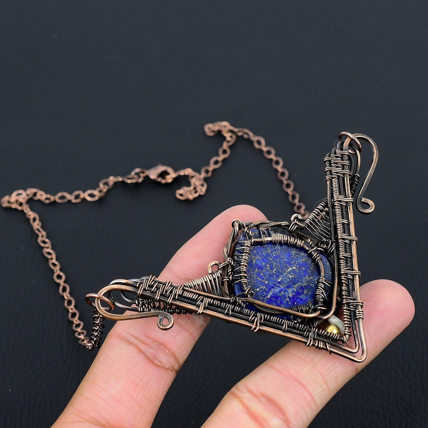 Blue Lapis Lazuli Gemstone Pendant