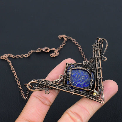 Blue Lapis Lazuli Gemstone Pendant