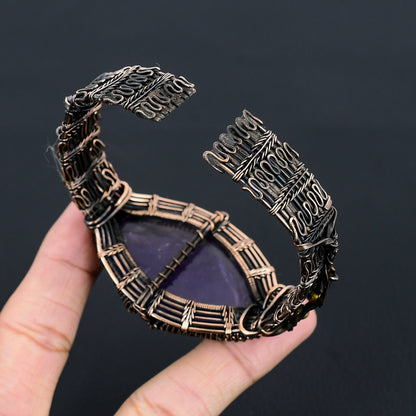 Purple Amethyst Gemstone Bracelet