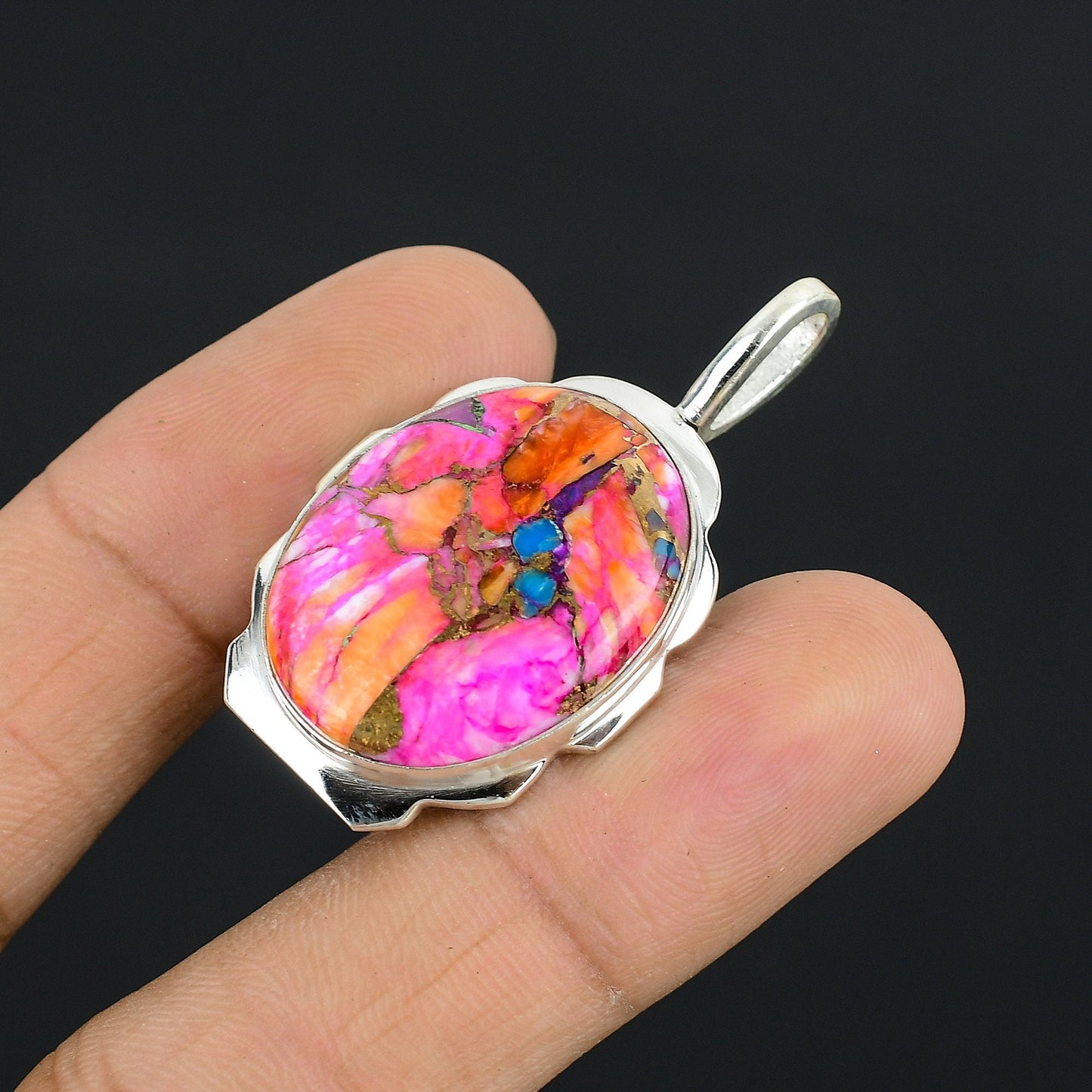 Turquoise Blue Gemstone Pendant