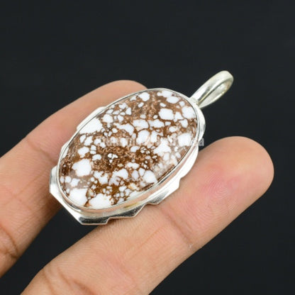 Brown Wild Horse Jasper Gemstone Pendant