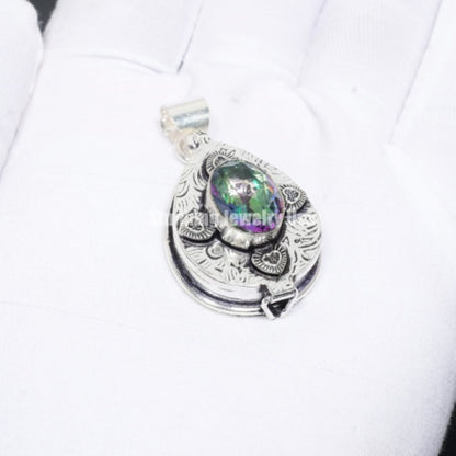 Mystic Topaz Gemstone Pendant