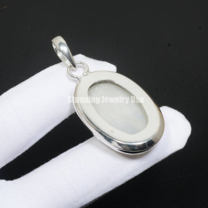 Rainbow Moonstone Pendant