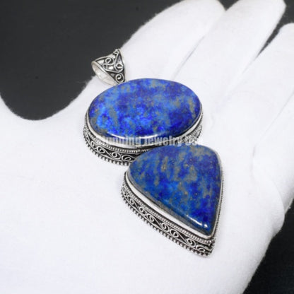 Blue Lapis Lazuli Gemstone Pendant