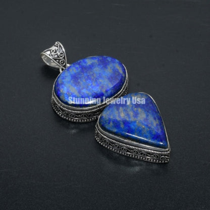Blue Lapis Lazuli Gemstone Pendant