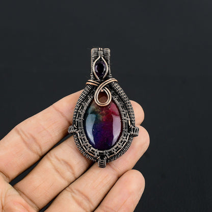 Rainbow Solar Quartz Gemstone Pendant