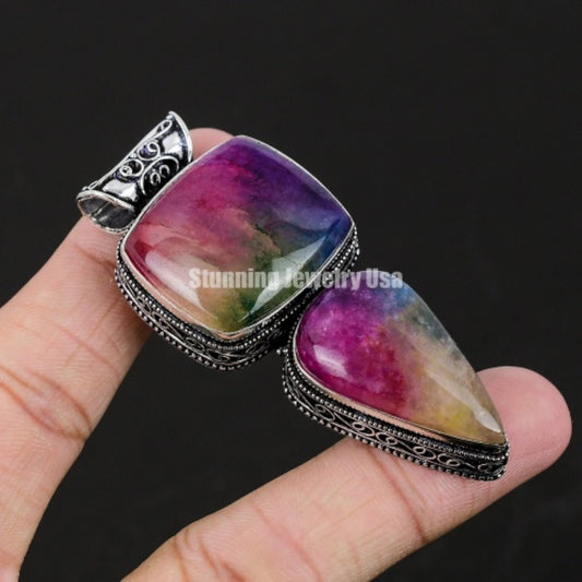 Rainbow Solar Gemstone Pendant
