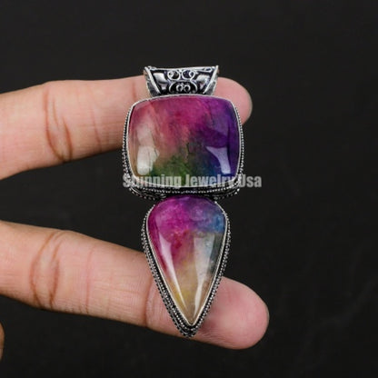 Rainbow Solar Gemstone Pendant