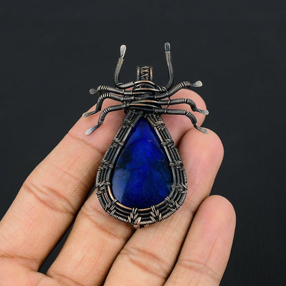 Blue Labradorite Gemstone Pendant