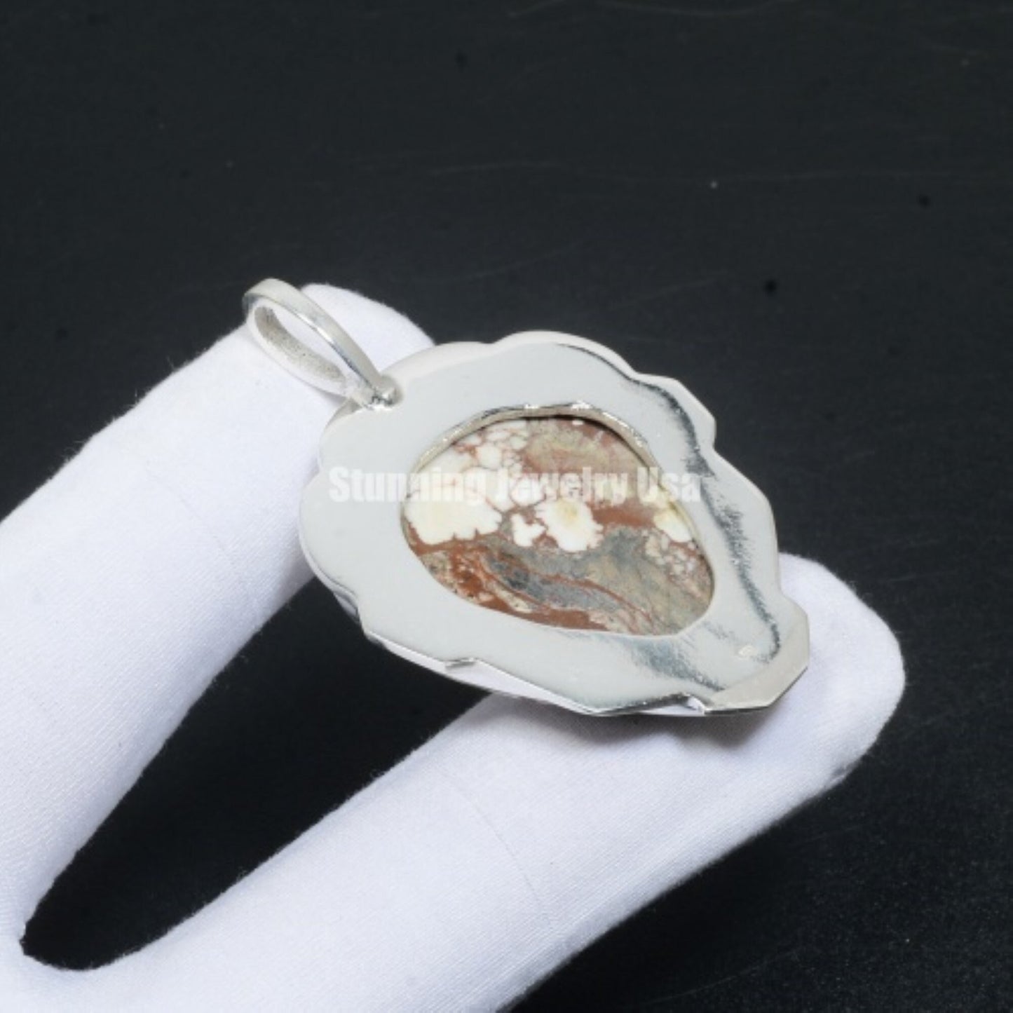 Brown Wild Horse Jasper Gemstone Pendant