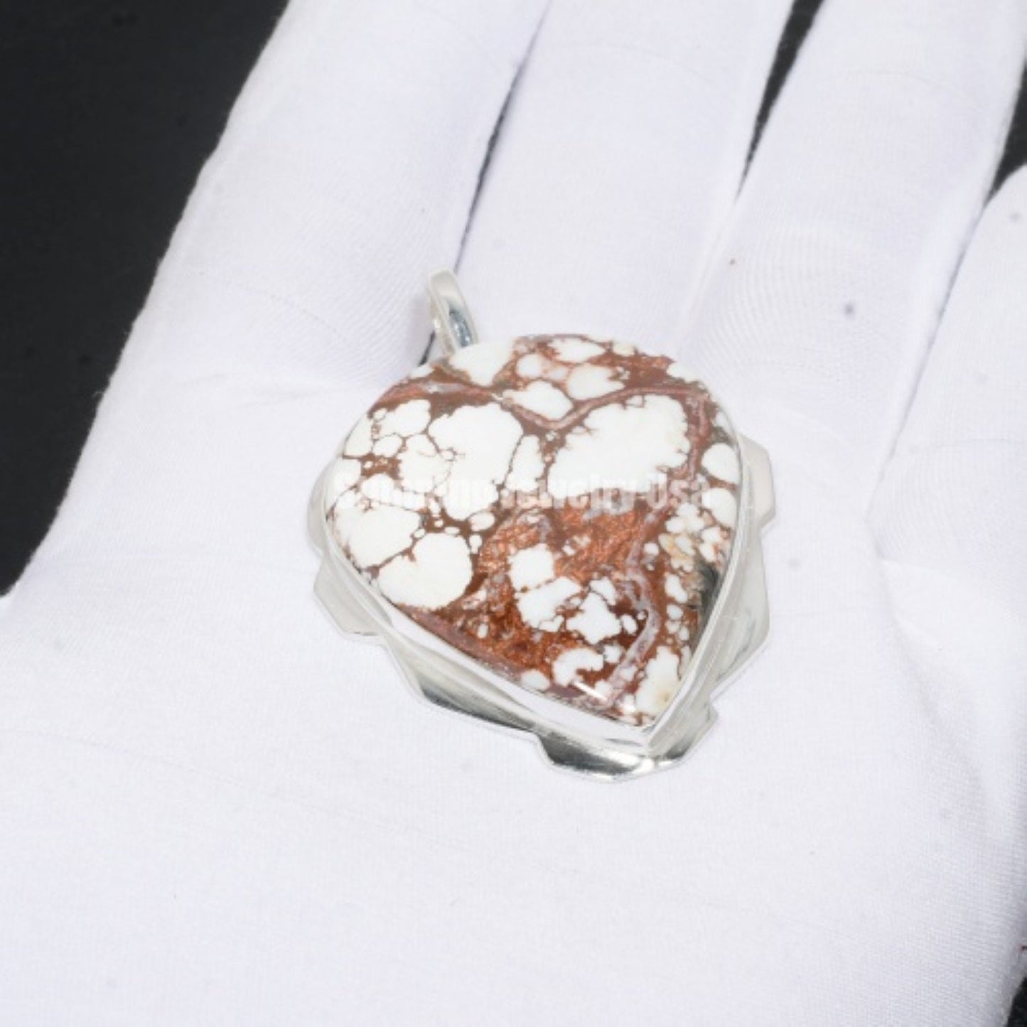 Brown Wild Horse Jasper Gemstone Pendant