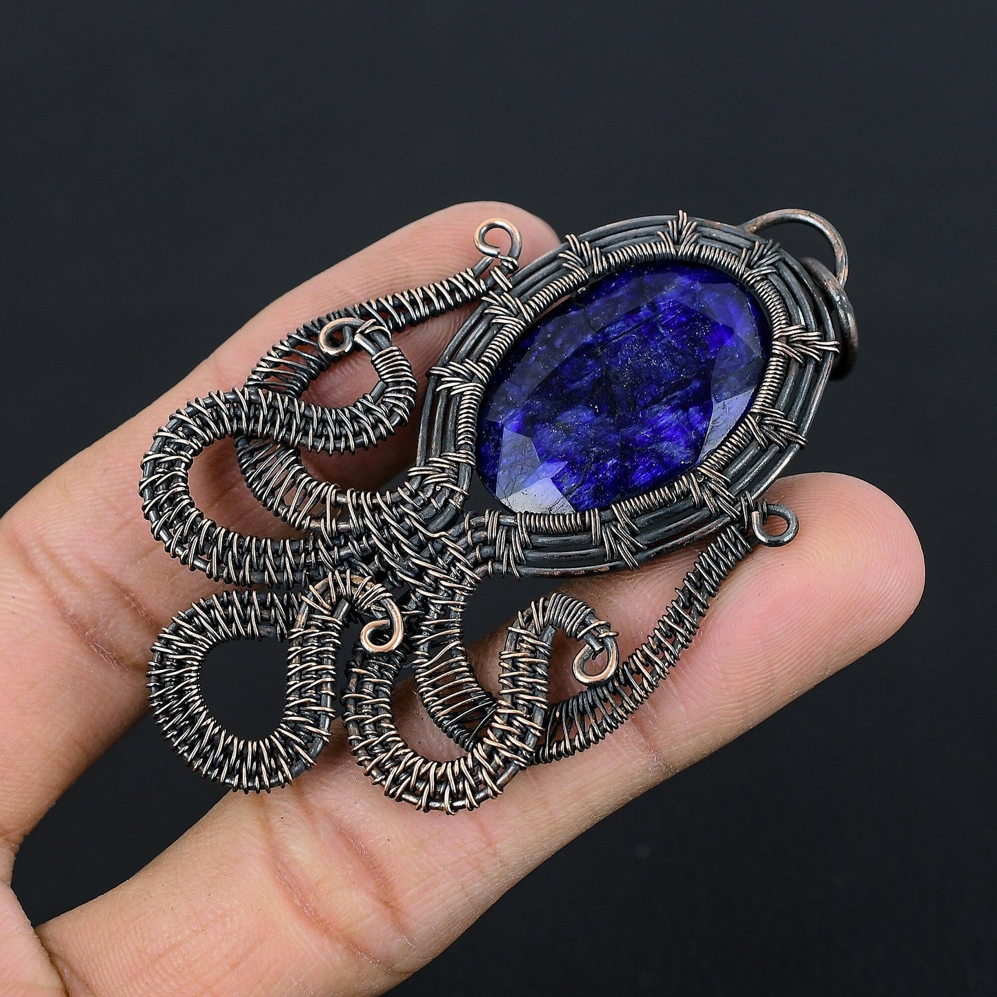 Blue Sapphire Gemstone Pendant