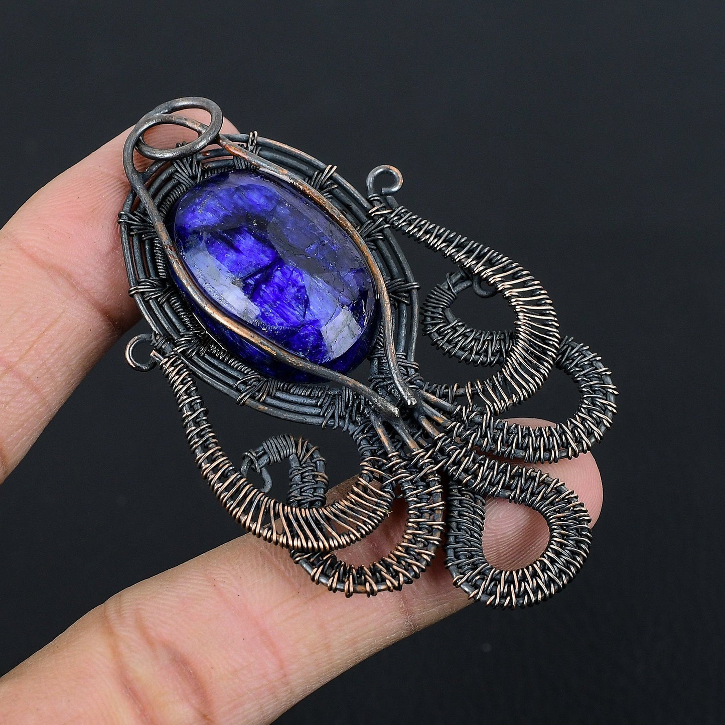 Blue Sapphire Gemstone Pendant