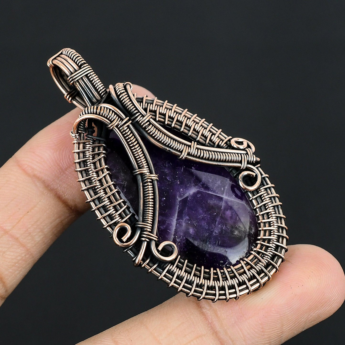 Purple Amethyst Gemstone Pendant