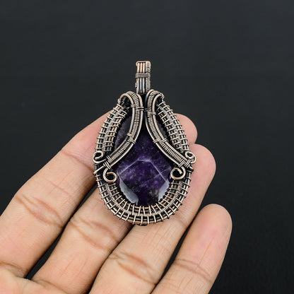 Purple Amethyst Gemstone Pendant
