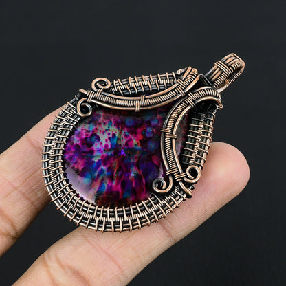 Blue Labradorite Gemstone Pendant