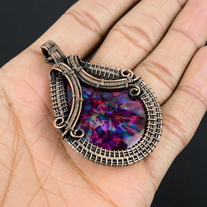 Blue Labradorite Gemstone Pendant
