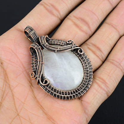 Rainbow Moonstone Gemstone Pendant