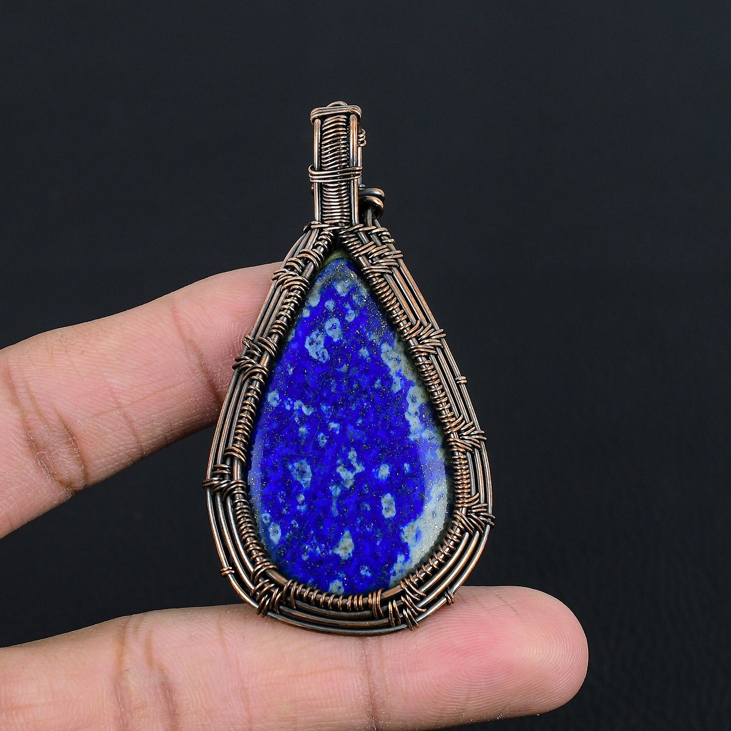 Blue Lapis Lazuli Gemstone Pendant