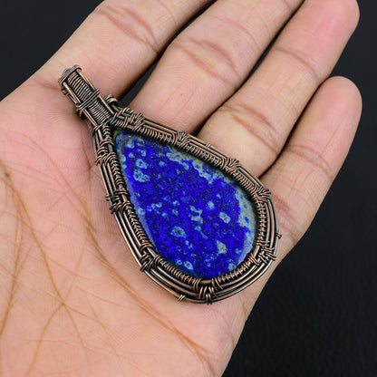 Blue Lapis Lazuli Gemstone Pendant