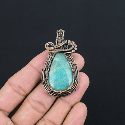 Green Amazonite Gemstone Pendant