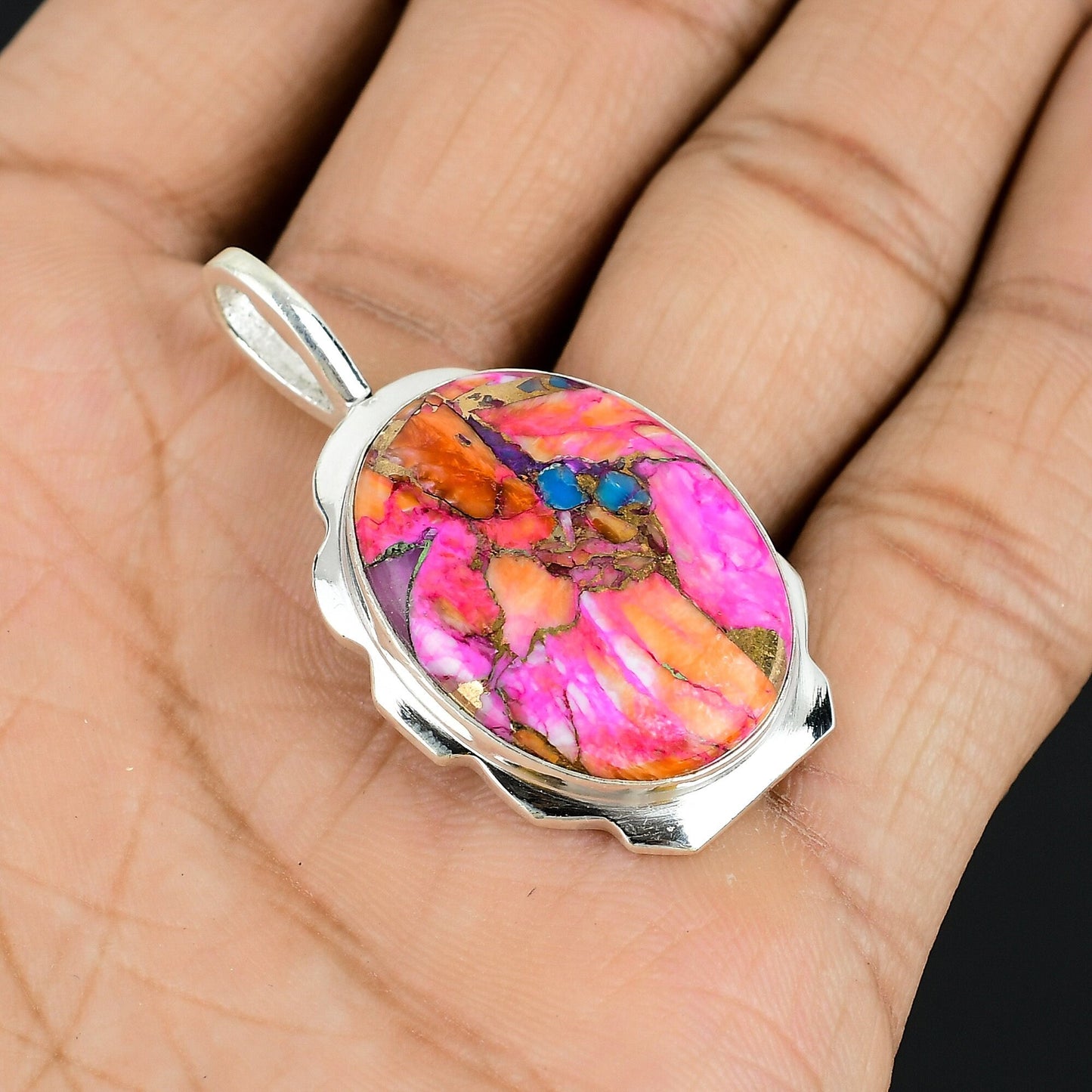 Turquoise Blue Gemstone Pendant