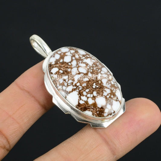 Brown Wild Horse Jasper Gemstone Pendant