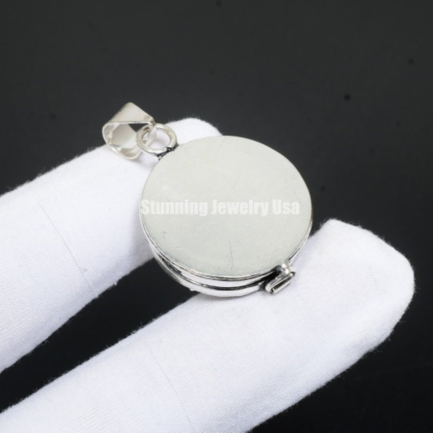 Rainbow Moonstone Gemstone Pendant