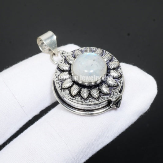 Rainbow Moonstone Gemstone Pendant