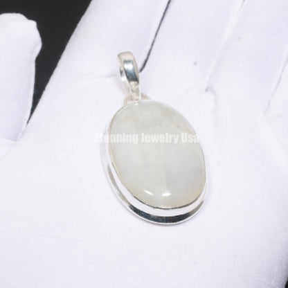 Rainbow Moonstone Pendant