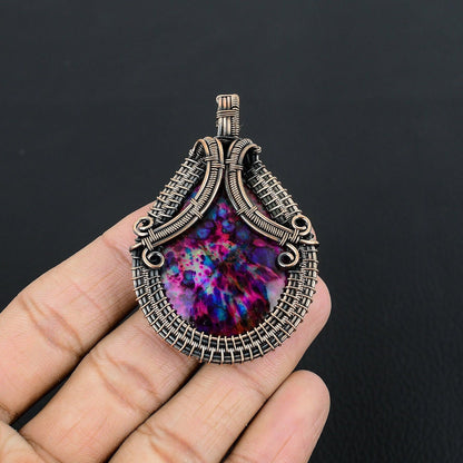 Blue Labradorite Gemstone Pendant