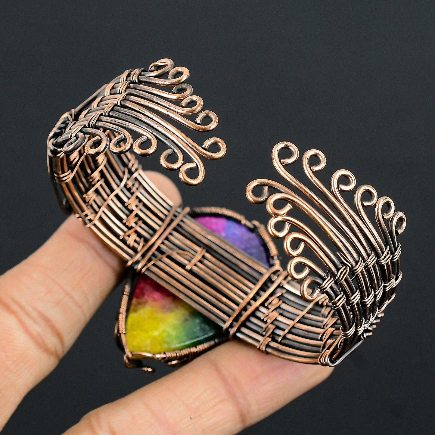 Rainbow Solar Quartz Gemstone Bracelet